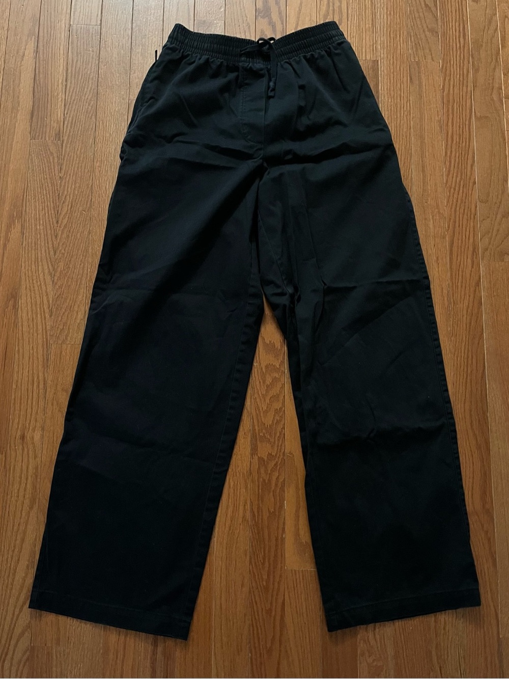Aritzia Babaton Black Wide Leg System Poplin Pants Size S